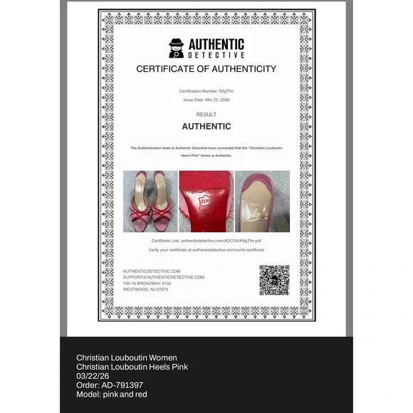 Christian Louboutin Vintage Pink Suede Scalloped Crisscross Rare Red Bottoms 37 - Picture 10 of 10